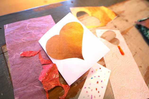 Handmade Paper Valentines, An Original Folk Art. Photo © Liesl Clark